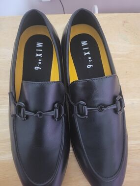 Mix No. 6 Men's Black Slip-On Loafers